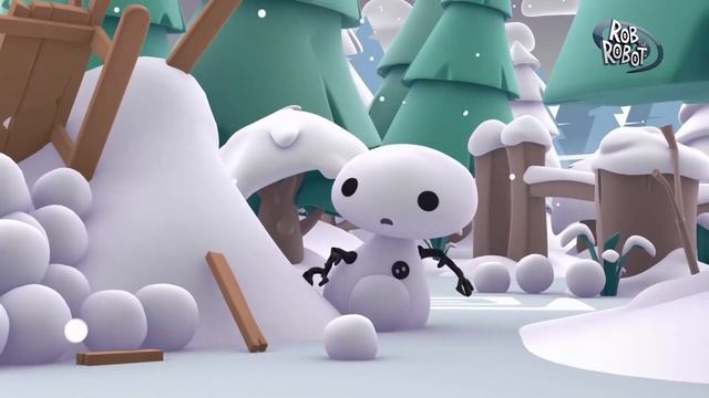 Bowling Game | Rob The Robot | Toddler Learning Video смотреть онлайн