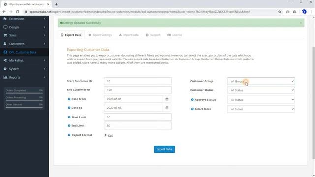 Opencart Customer Data Import Export - Lesson 2 : Exporting Data to Excel смотреть онлайн