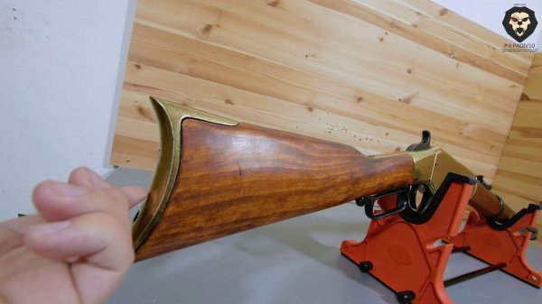 Макет винтовки Winchester 1866 Denix D7/1140L (ММГ, Винчестер, латунь) видео обзор 4k