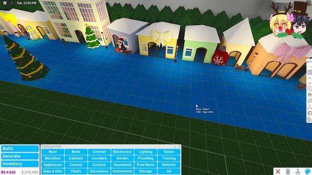 Squad CHRISTMAS Build Battle Challenge! (Roblox Bloxburg) смотреть онлайн