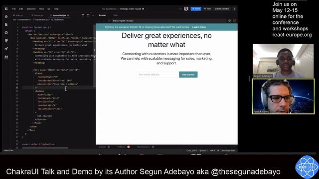 ChakraUI Talk and Demo by its Author Segun Adebayo aka @thesegunadebayo смотреть онлайн