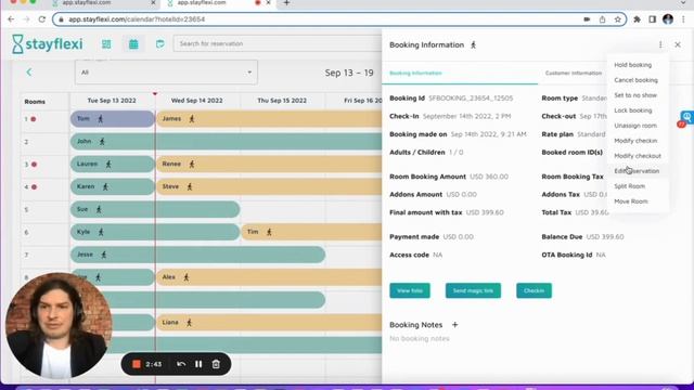 How to create & modify booking смотреть онлайн