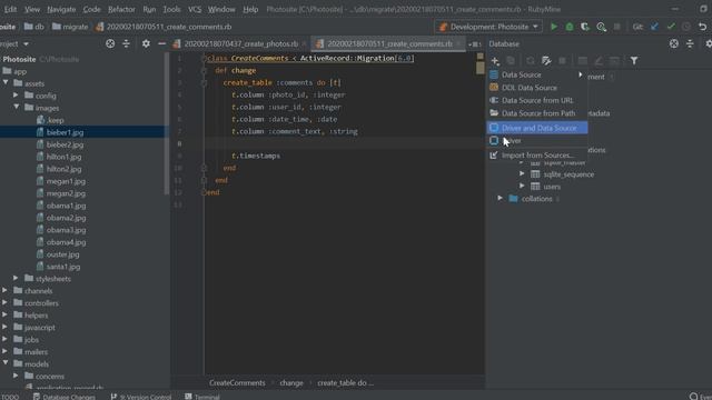 Project R1 - Simple PhotoSite in Ruby on Rails use SQLite database смотреть онлайн