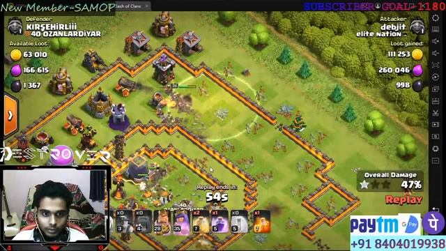 QUEEN CHARGE WITH MINER MAYHEM, BEST 3 STAR STRATERGY FOR TH10. смотреть онлайн