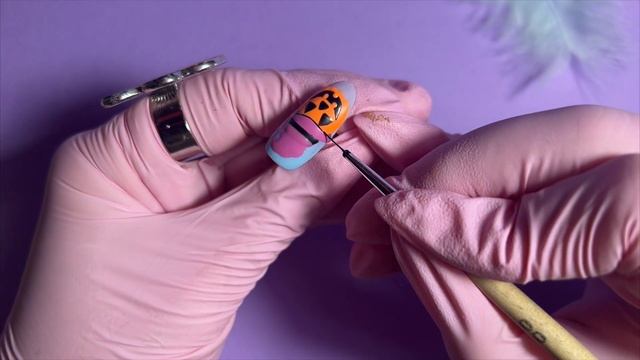 Тыква ? Дизайн ногтей на HALLOWEEN ? смотреть онлайн