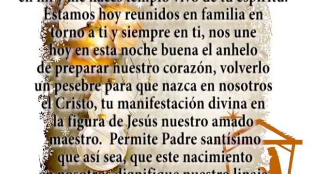 ORACIÓN DE NOCHEBUENA 2018