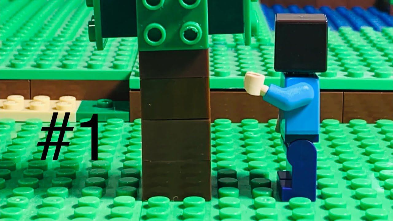 Премьера! Лего Майнкрафт мульт 1 серия! Lego Minecraft Анимация эпизод 1 "Начало" смотреть онлайн