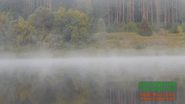 Рыбалка на поплавок в тумане.Поклевки. смотреть онлайн