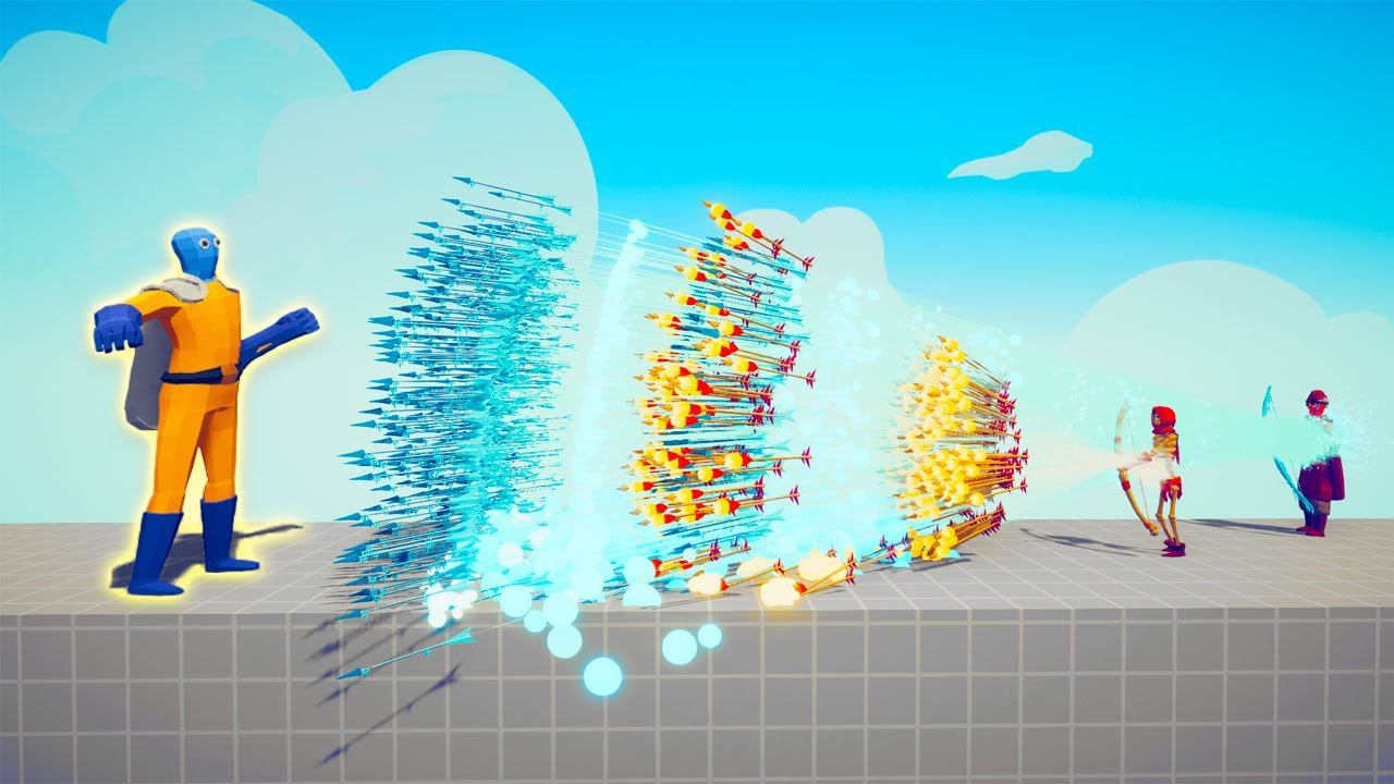 1000x OVERPOWERED ICE + FIRE ARROW VS EVERY BOSS | TABS - Totally Accurate Battle Simulator смотреть онлайн