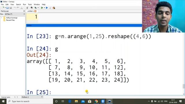 Numpy - Merging & Splitting Arrays | hstack, vstack, concatenate, hsplit, vsplit, split | Python смотреть онлайн
