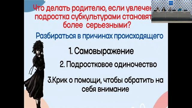 Cеминар-практикум "Не как все: неформальные молодежные объединения деструктивной направленности" смотреть онлайн