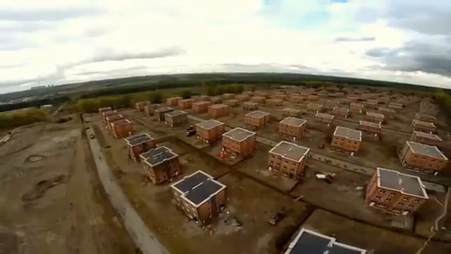 Березки Новолуговое с высоты птичьего полёта смотреть онлайн
