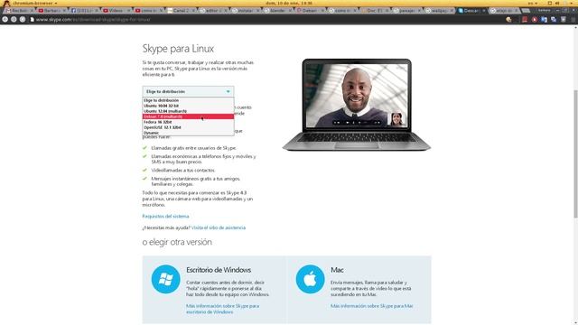 Como instalar Skype de 64bits para Debian Jessie V.O.S. смотреть онлайн