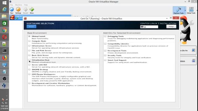 Cent OS 7 installation in Oracle Virtual Box смотреть онлайн