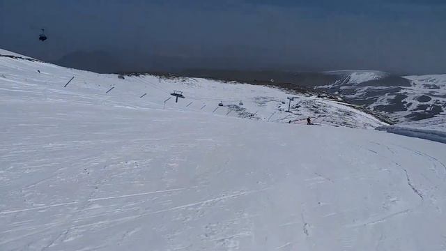 Bahar mevsiminde Erciyes kayak merkezi Divan pistinde kayak keyfi смотреть онлайн