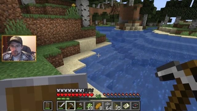 Обзор моего дома и поиск кувшинок | Прохождение MineCraft #5 смотреть онлайн