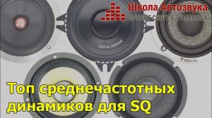Топ среднечастотных  динамиков для SQ