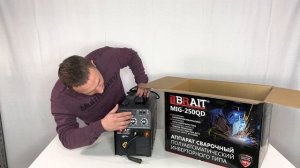 Распаковка сварочного полуавтомата BRAIT MIG-250QD