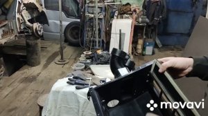 ремонт печки МАЗ 5440 .