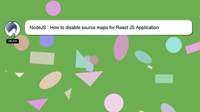 NodeJS : How to disable source maps for React JS Application смотреть онлайн