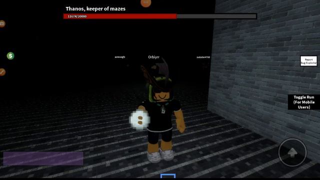 Играем в режим сумасшедший танос)))) игра ROBLOX скоро стрим по майну смотреть онлайн
