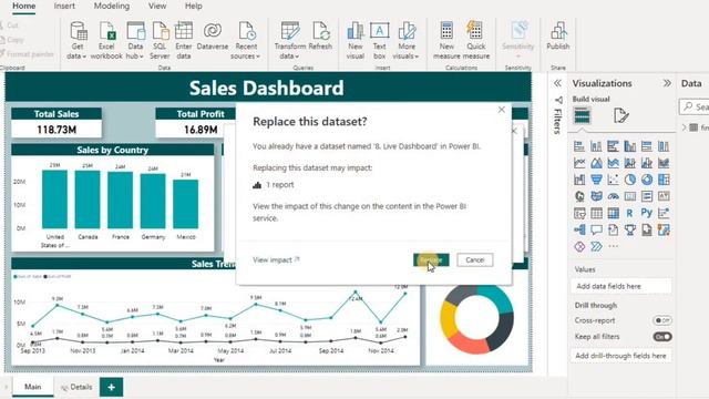 8.2 Publish your Power BI report in Workspace | Power BI Tutorial in Hindi | by Sachin(Excellearn) смотреть онлайн