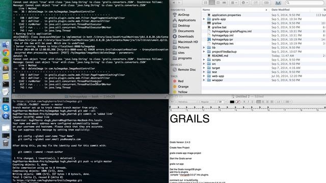 Groovy/Grails HyImageApp Screen Cast