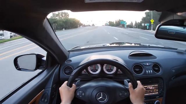 518 HP 2009 Mercedes-Benz SL63 AMG POV Drive смотреть онлайн
