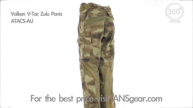 Valken V-Tac Zulu Paintball Pants - ATACS-AU - Visual 360 смотреть онлайн