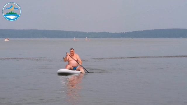 Екатеринбург. Озеро Шарташ. Пробуем ходить на сапборде. смотреть онлайн