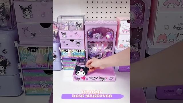 Kuromi Sanrio Haul?Kuromi Cute Stuffs Collection,Sanrio Crafts    #cindyasmr
