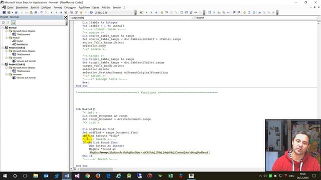 VBA Code: Word Find Example смотреть онлайн