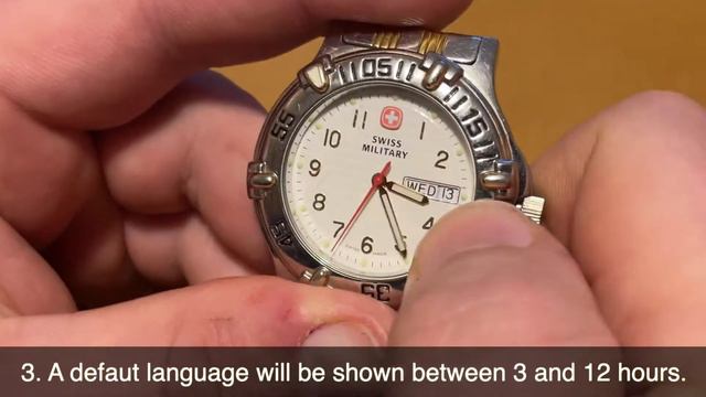 How to Set a Language on Swiss ETA Movement cal. 805.122 смотреть онлайн