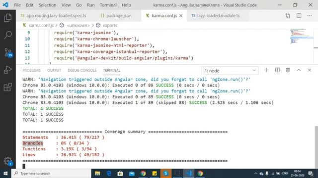 Chapter 23 Code Coverage | Angular | Jasmine | Karma Unit | Testing смотреть онлайн