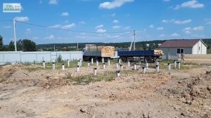 Строительство дома. Стройка.