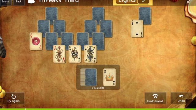 Fable\TriPeaks: Hard - Clear 9 Eights in 2 deals смотреть онлайн