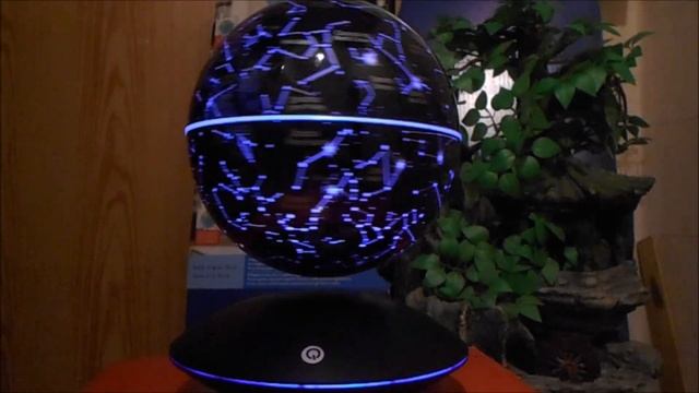 Звездное небо/Летающая тарелка - левитирующий глобус / интернет-магазин M-Globe.ru смотреть онлайн
