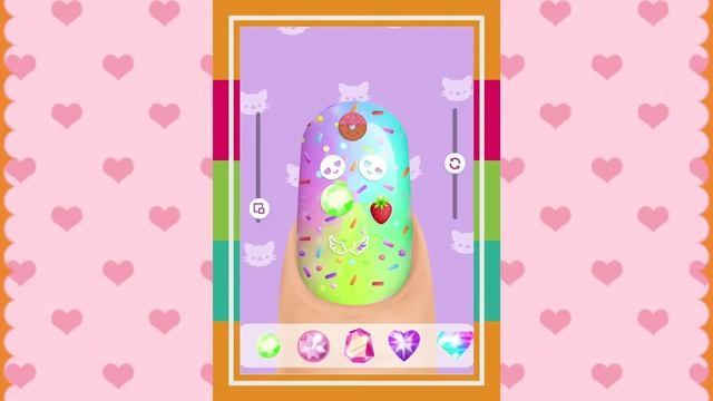 Girls Nail Salon - Manicure games for kids - Design stylish nails with tons of chic and beauty смотреть онлайн