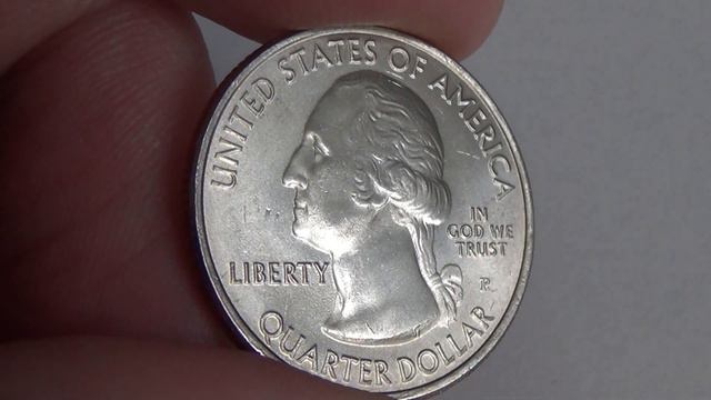 Coin of USA quarter dollar 2010(YELLOWSTONE)/Монета США 25 центов 2010 год (Йеллоустон) смотреть онлайн