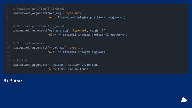 What's the best way to parse command line arguments? смотреть онлайн