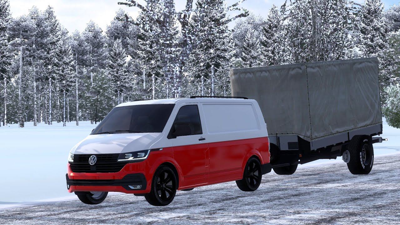 [ETS 2] Volkswagen Transporter 6.1_Pory - Tampere delivery смотреть онлайн