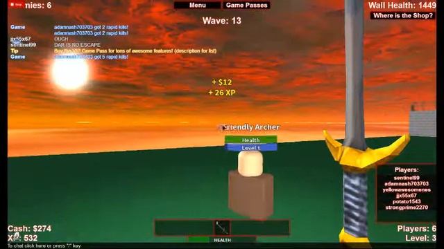 LETS PLAY ROBLOX Defend The Frontier A Game By Xeptix смотреть онлайн