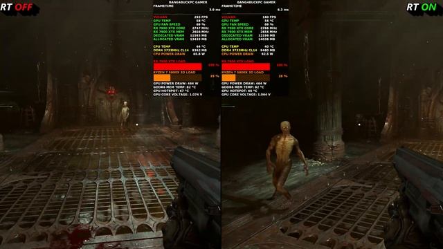 DOOM Eternal Ray Tracing ON VS OFF 4K | RX 7900 XTX | R7 5800X 3D смотреть онлайн
