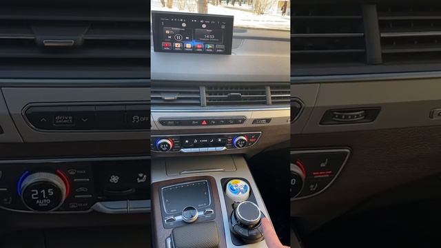 Android на штатный экран Audi Q7 4M смотреть онлайн