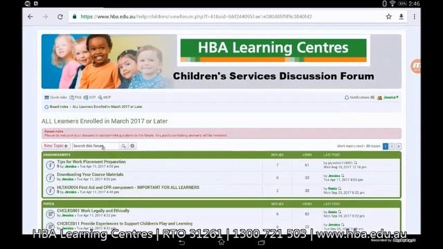 HBA's Online Discussion Forum смотреть онлайн