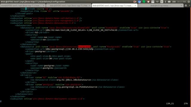 Jboss EAP 7 - Datasource/JNDI creation & password encrypt using vault and Postgresql Installation смотреть онлайн