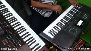 Casio CTX 9000 Vs Korg PA 1000 | Best 13 Tone Comparison
