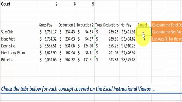 Basic Excel Formulas: Multipy, Divide, Subtract in Excel 2013 (Office 365): Part 3 of 18 смотреть онлайн