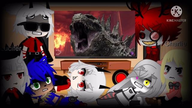 Hazbin Hotel & Helltaker React to Godzilla vs doom смотреть онлайн