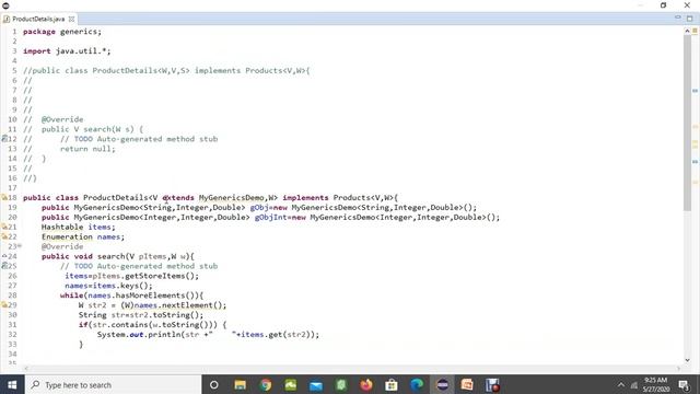 JAVA 8.6 | GENERIC INTERFACE | GENERICS | JAVA TUTORIOLS смотреть онлайн